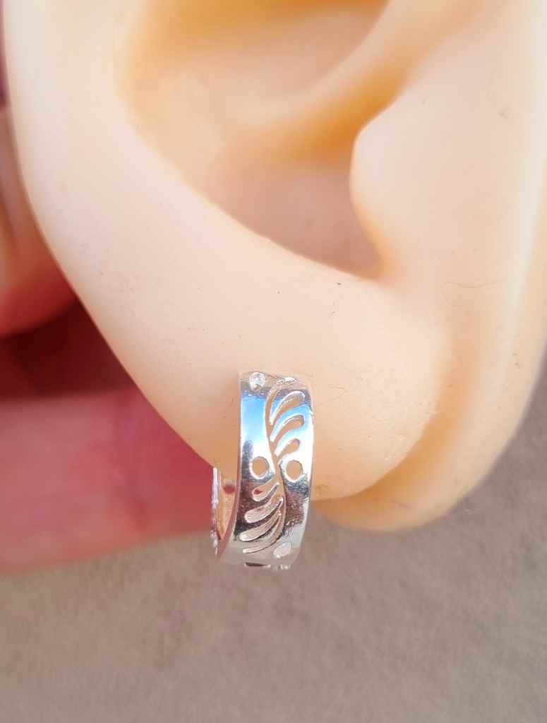 Aros argollas Pavo Real