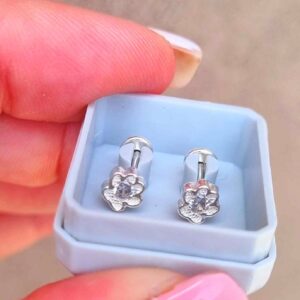 Abridores 1 huellita con strass