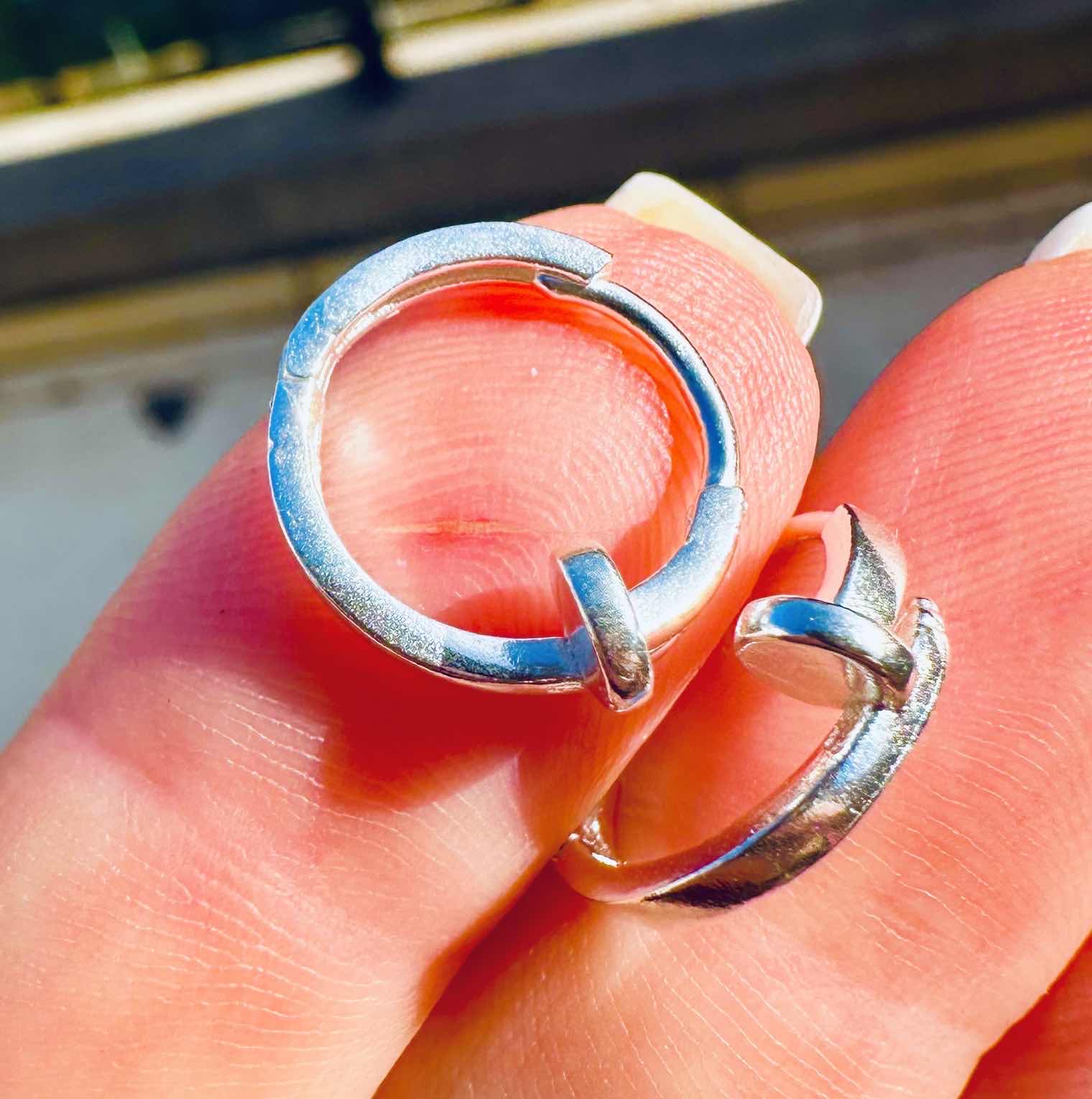 Aros argollas clavo