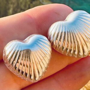 Aros inflados corazon rayado