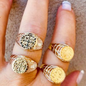 Anillos Plata y Oro San Benito