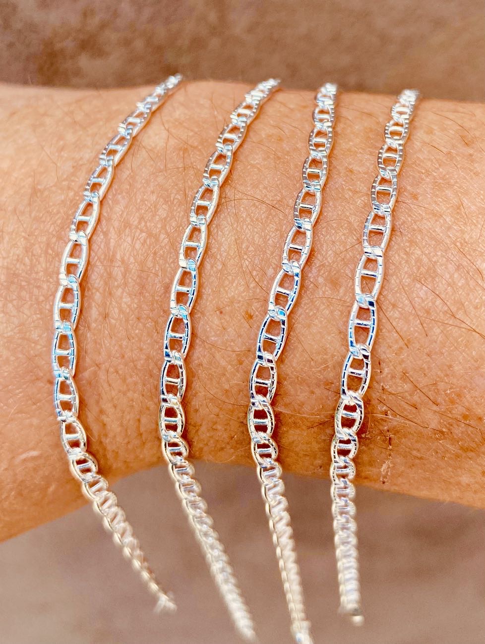 Pulseras cadena