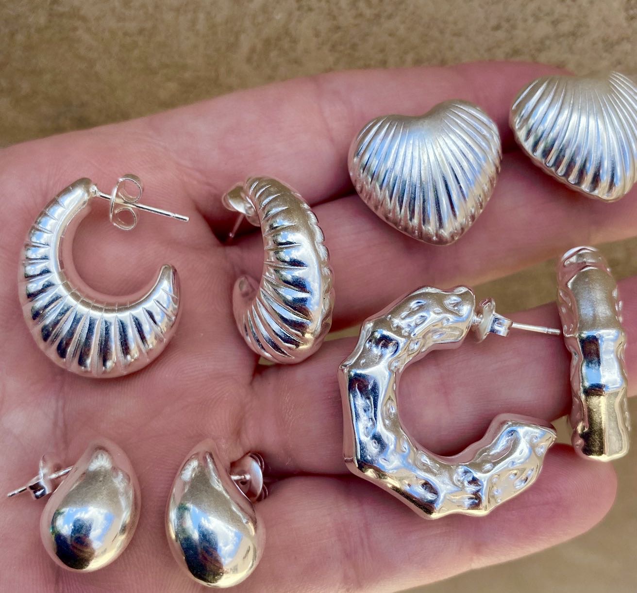 4 pares de aros inflados