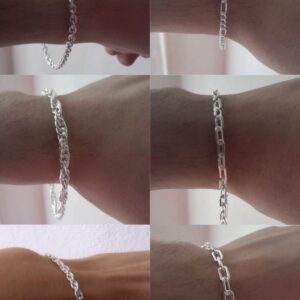 Combo 6 Pulseras Plata 925