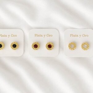 Aros Bvulgary Plata y Oro 8mm