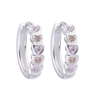 Aros Huggies 12mm corazones
