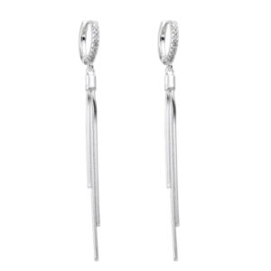 Aros Huggies 14mm cubics y 3 cadenas
