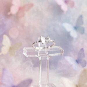 Anillo mariposa y cubic regulable